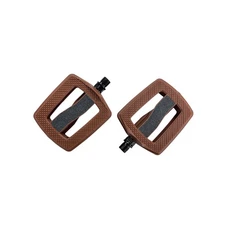 Feimin Fp-893Zu Wide Non-Slip Pedals, Brown_