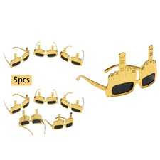 1/3/5Pc Funny Middle Finger Glasses Crazy Sunglasses for Birthday Party Gift