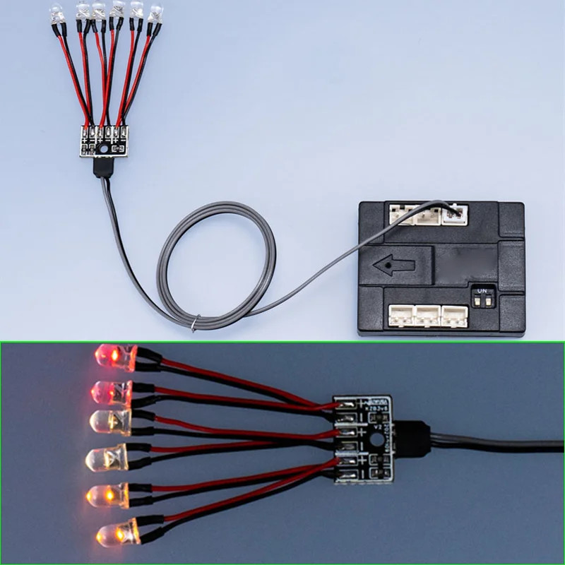 LED Control Module for 1/14 Tamiya RC Truck SCANIA 770S R620 VOLVO BENZ Car