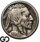 1914-D Buffalo Nickel, Choice Fine+ Better Date