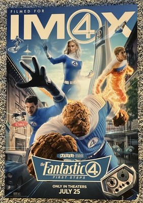 AMC The Fantastic 4 First Steps IMAX Exclusive Event 13x19 Poster