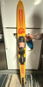 EP Composite Structures Honeycomb X2 Waterski w/ Binding Orange/Yellow MPN 31516