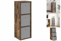 Sideboard Mit Schubladen GeräUcherte Eiche 30,5X27X84,5 Cm