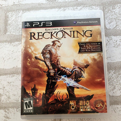 Kingdoms of Amalur Reckoning PS3 Video Game Sony Play Station 3 Fantasy RPG CIB