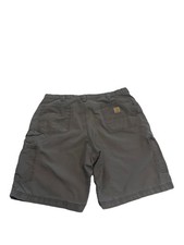 Carhartt Mens Cargo Shorts Rugged Flex Ripstop Gray Size 40 Relaxed Fit