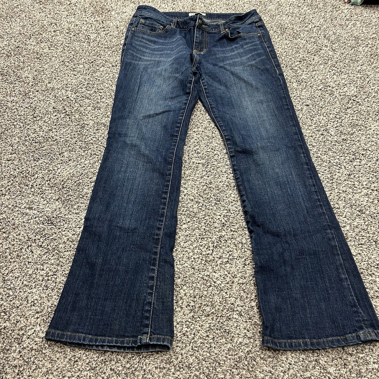 Cabi Jeans Denim 967R Low Rise Boot Cut Stretch Cotton Blue Womens 10 Y2K