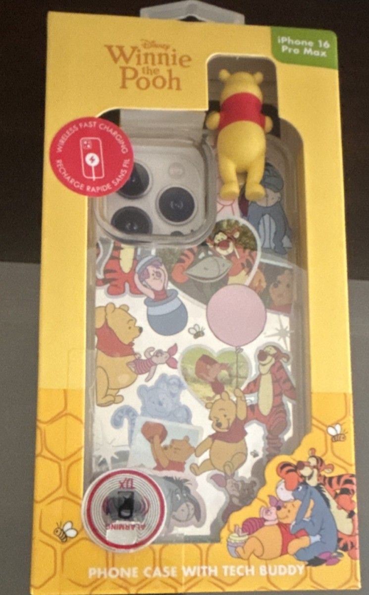Disney Winnie the Pooh Phone Case & Tech Buddy for iPhone 16 Pro