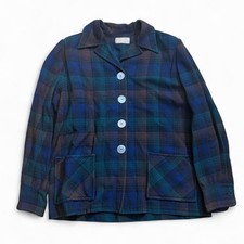 Vintage Pendleton Plaid Blazer Women s Size Large 90s Casual Preppy Wool