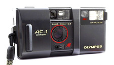 Olympus AF-1 Quartz Date Zuiko 35mm F2.8 Point Shoot Film Camera NEAR MINT JP