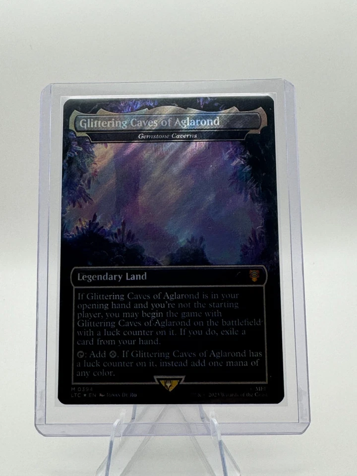 Near Mint Surge Foil Glittering Caves of Aglarond - Gemstone Caverns LTC 394 - Image 2 of 3
