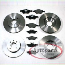 Bremsscheiben Ø 258 mm + 278 mm Bremsbeläge vorne hinten für Toyota Yaris [P9]