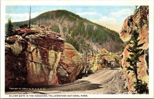 Silver Gate Hoodoos Yellowstone National Park WB Postcard UNP Unused VTG Vintage