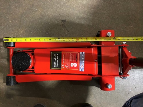 5Star 3 Ton Heavy Duty Steel Ultra Low Profile Floor Jack Quick Pump Lifting Car - Foto 9 di 12