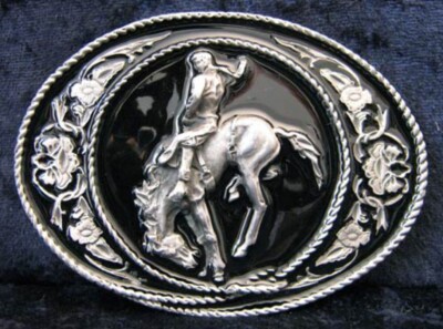 Fibbia Bronc Riding, Rodeo, Western- Fibbia Cintura