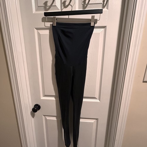 Spanx Mama Maternity Women’s Faux Leather Leggings Black Size S/P