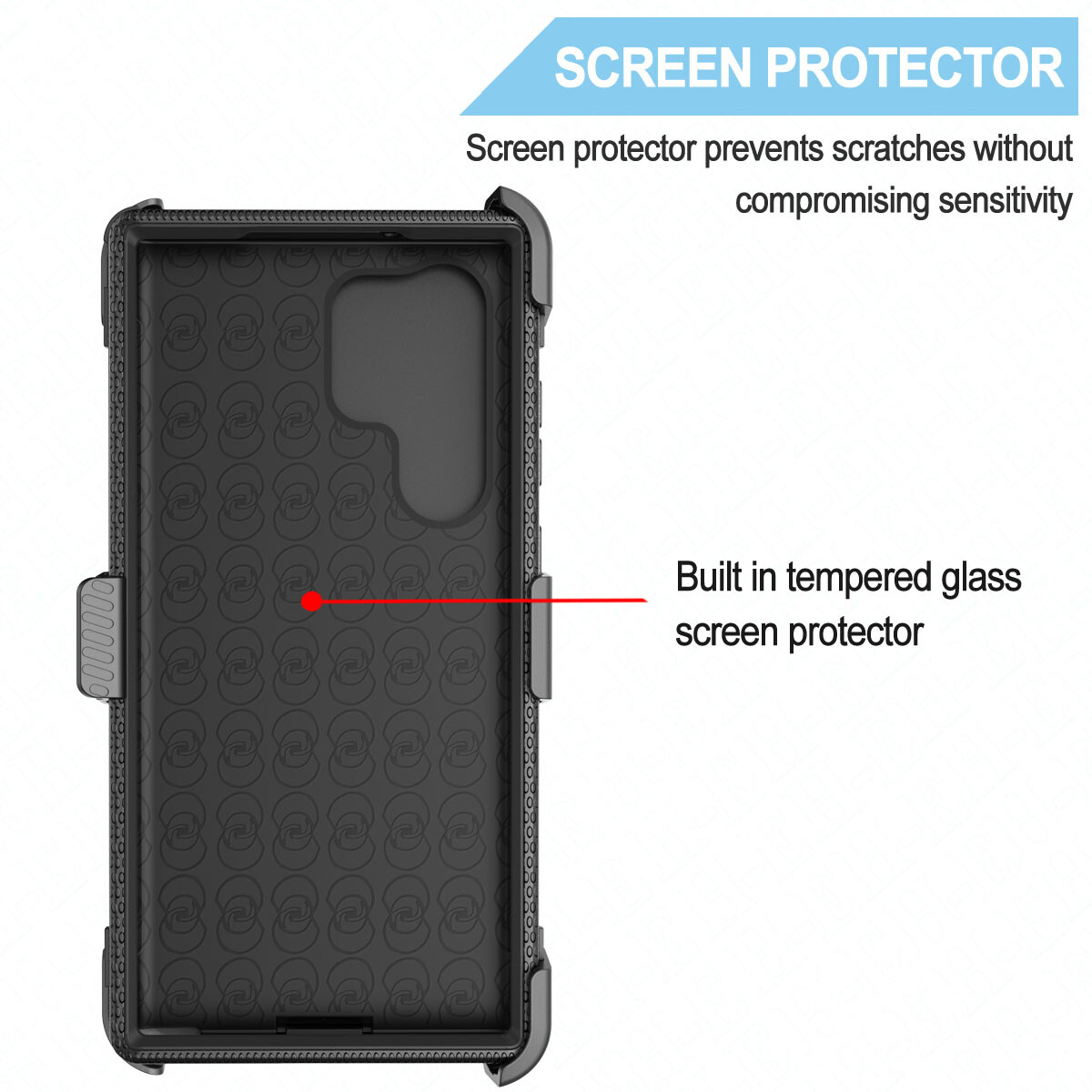 Samsung Galaxy S22 Plus Case - Heavy Duty Phone Case - Custodia Per Telefono Defender Con Fondina A Clip Da Cintura, Custodia Robusta Per Impieghi Gravosi Con Supporto Per Urti, Gocce