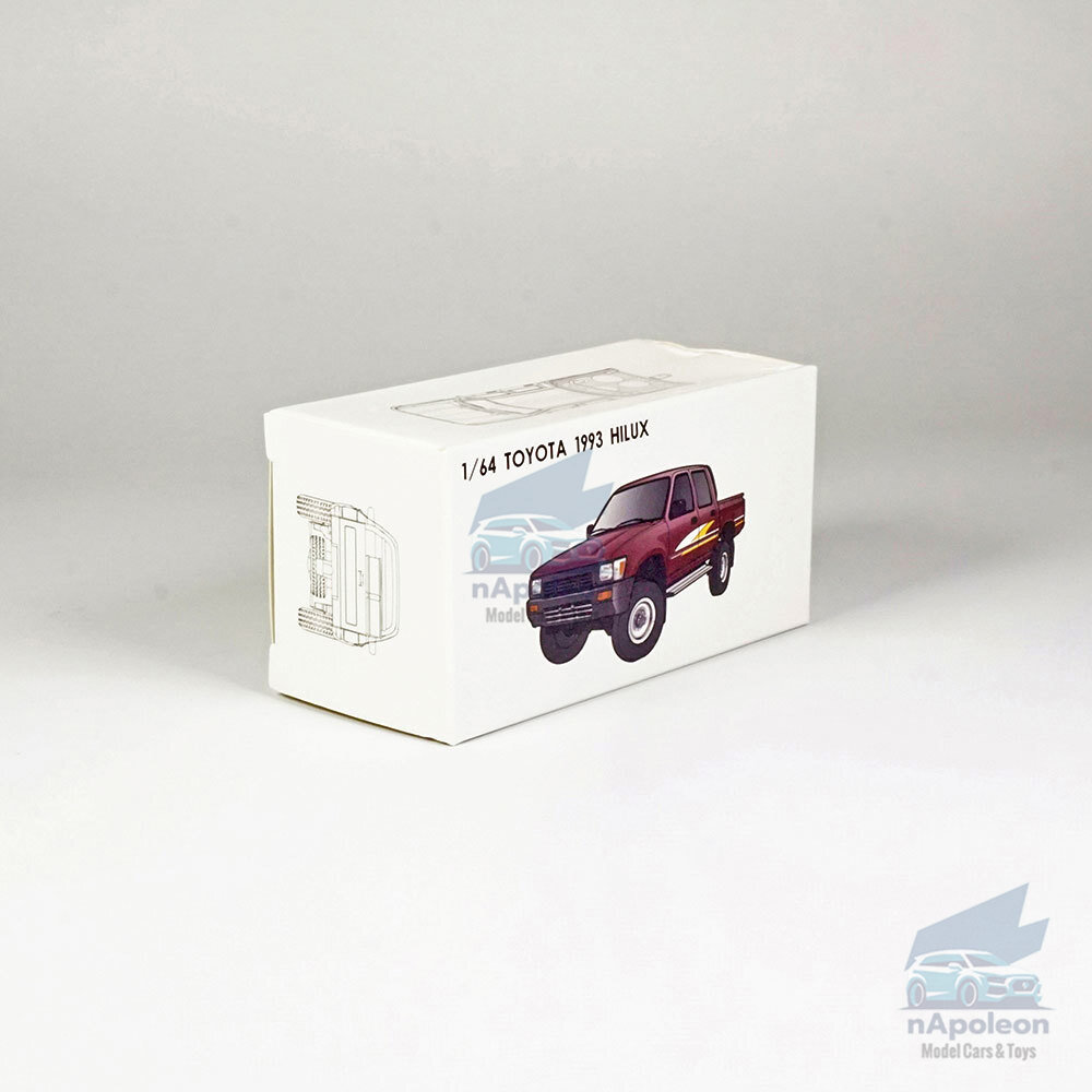 1:64 Toyota Hilux 1993 Model Car Alloy Diecast Toy Vehicle