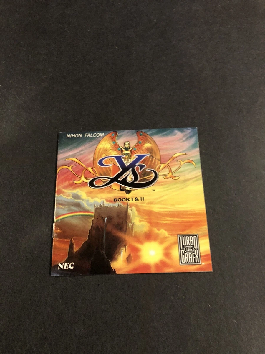 Ys book 1 cheap and 2 turbografx