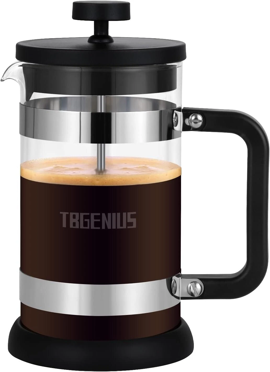 4 Cup Cafetiere Coffee Press, French Press Maker for Filter Coffee, 0.6 L/21 oz