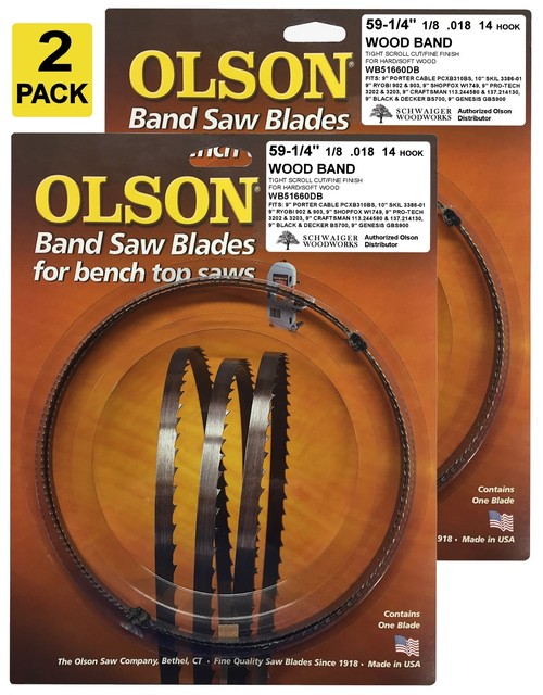 Olson Band Saw Blades 59 1 4 Inch X 1 8 14tpi Ryobi Skil