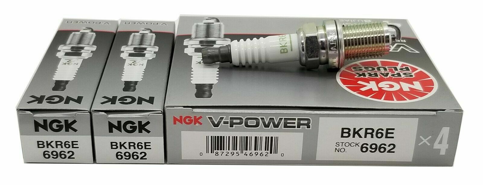 6 Plugs of NGK VPower Spark Plugs BKR6E/6962 eBay