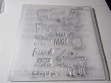 Close To My Heart My Acrylixs Acrylic Bear Hugs  Deer Wishes C2002