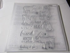 Close To My Heart My Acrylixs Acrylic Bear Hugs & Deer Wishes C2002