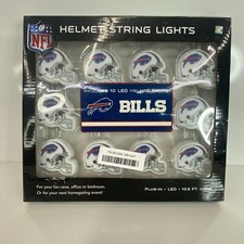 NFL Buffalo Bills helmet 10 LED string lights 10.5’