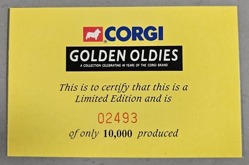 CORGI GOLDEN OLDIES 30303 BEDFORD S-SPRATT'S DOG CAKES, MIB, NOS - Picture 4 of 5