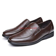Retro Mens Pointed Breathable Comfort Business Formal Wedding Dress Shoes