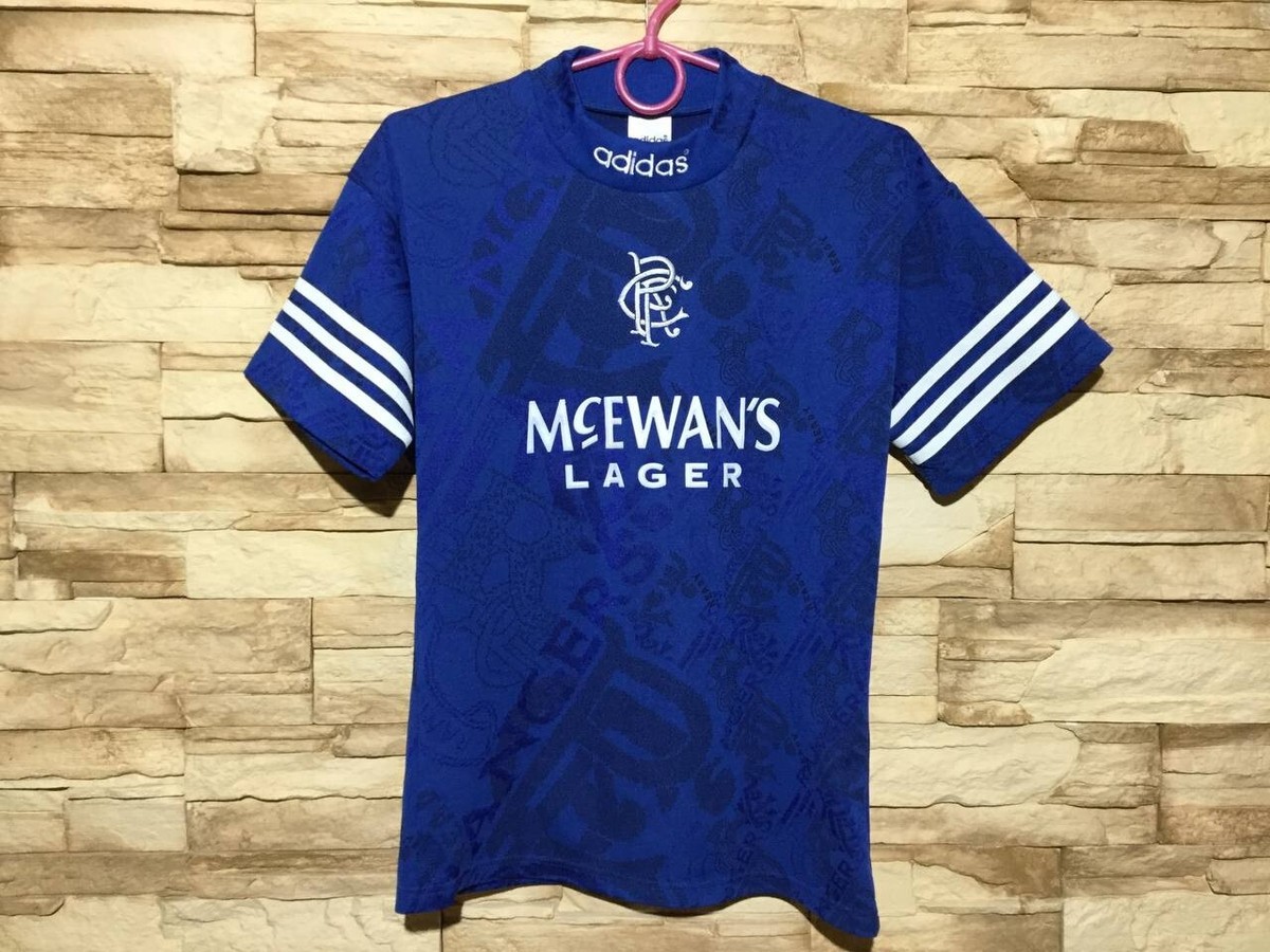 GLASGOW RANGERS 1994 1996 Home Football Shirt Soccer Jersey Adidas