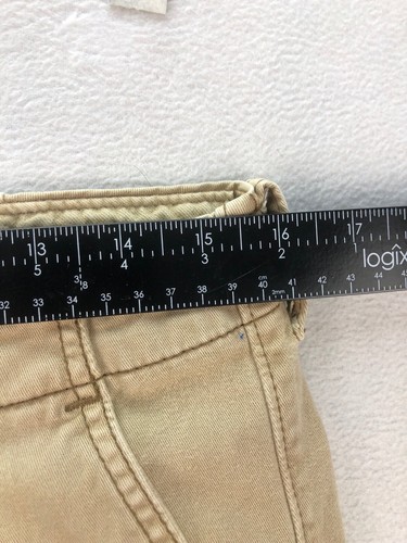 Abercrombie Fitch Jogger Pants Mens 31 Beige Khaki Chino Canvas Casual - Picture 6 of 9