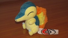7" CYNDAQUIL Pokemon Center Poke Plush Sitting Doll - SUPER SOFT FLAME