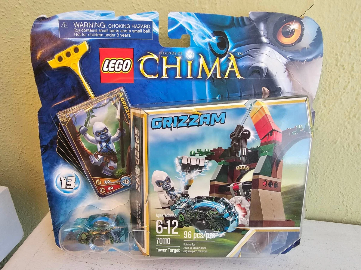 Retired 2013 LEGO Legends of Chima 70110 Tower Target Grizzam 13