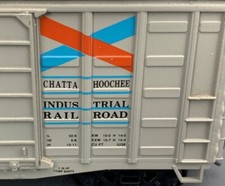 HO Chattahoochee Industrial Railroad Waffle Side Box Car 2600 Kadees HO804