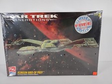 Klingon Bird of Prey Star Trek Generations AMT Model Kit 8230 Sealed Box Creases