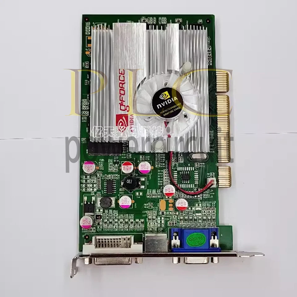 1 FX5500 independent 256M 128-bit DVI+VGA dual-screen multi-screen graphics card - Image 2 of 4