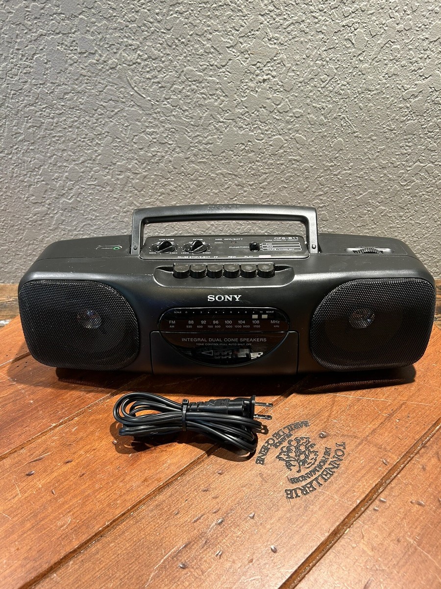 SONY SPORTS CFS-914 アダプタ付 可動品] Sony Sports ソニースポーツラジカセ CFS-914 - メルカリ