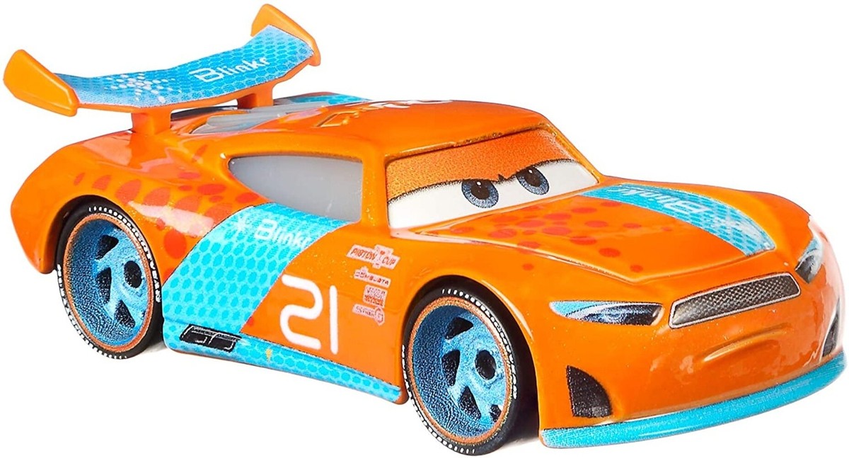 Disney Pixar Cars Metal Card Ryan Inside Laney Blinkr #21 Die Cast