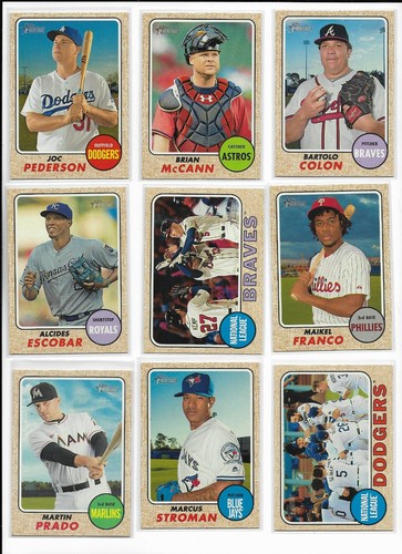 2017 Topps Heritage PICK-A-CARD Markakis Seager Correa Posey Ortiz LeMahieu ++++ - Picture 66 of 82