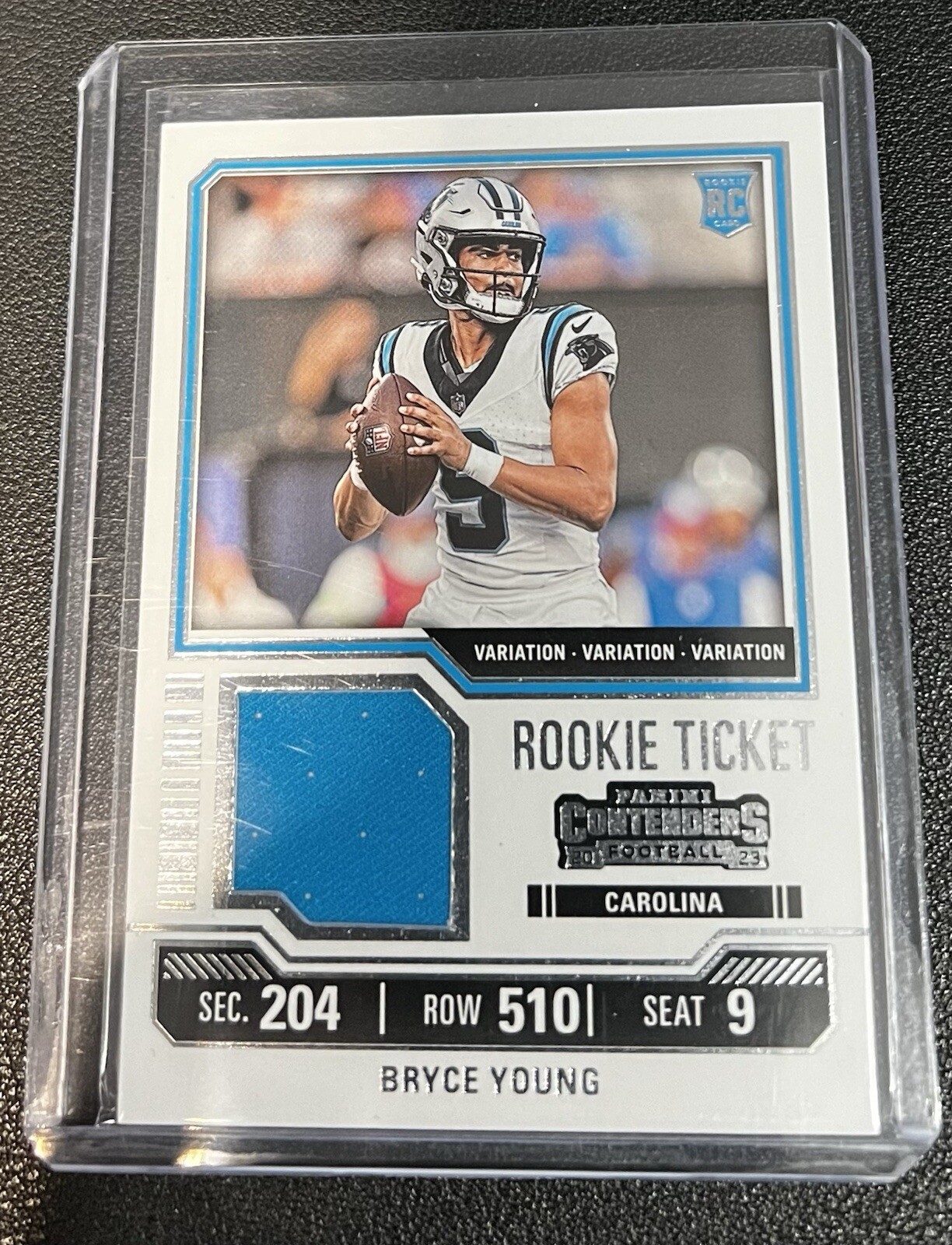 Bryce Young - 2023 Panini Contenders - Rookie Ticket Swatches Variations #TS41V