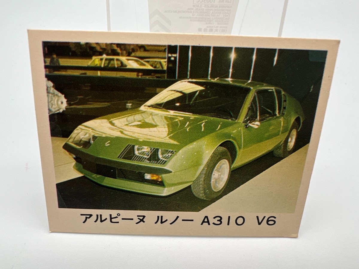 【超希少】solido 192 ALPINE RENAULT A310 箱付 ALPINE RENAULT A310 V6 Super car card Japanese Vintage Rare