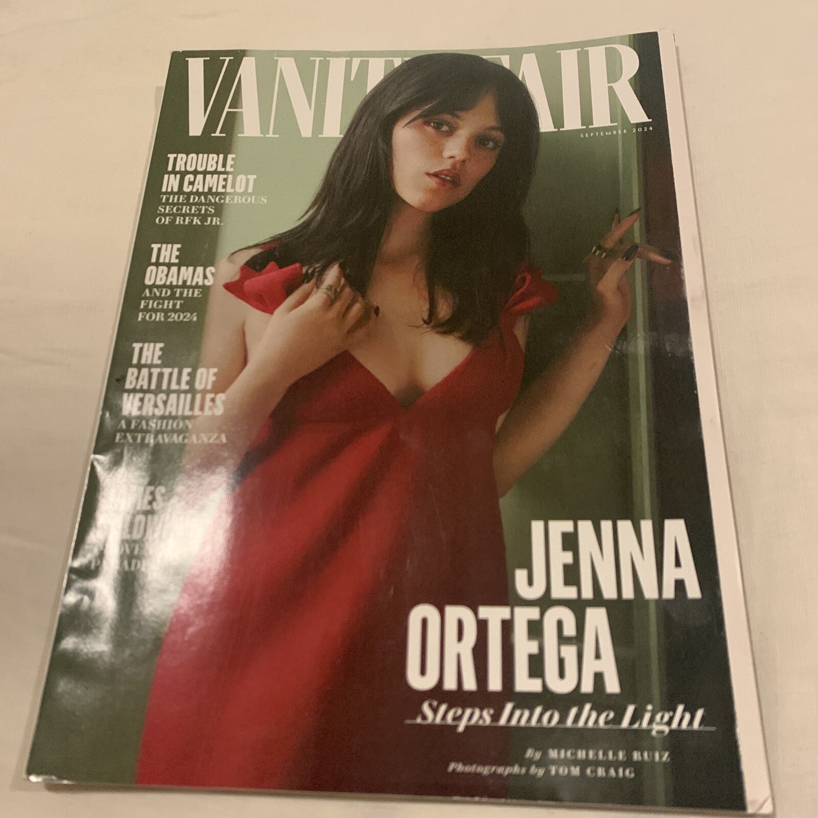 Vanity Fair Magazine September 2024 JENNA ORTEGA Cover Beetlejuice 2 Obama NEW