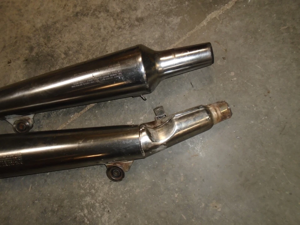 Yamaha Venture XVZ1300 XVZ 1300 1987 sistema de silenciador de escape tubos silenciador 1986 Foto 3 de 4