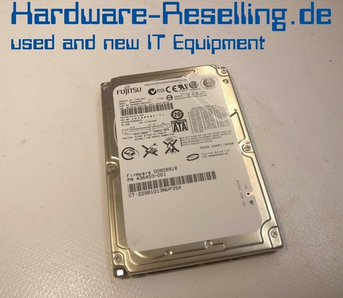 Fujitsu HP 2.5" SATA 60GB 5400 MHW2060BH 418859-001 CA06820-B40100C1 436453-001