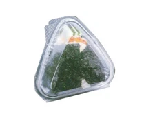 Onigiri To Go container disposable clear 50 pack 2000 delivery japanese food