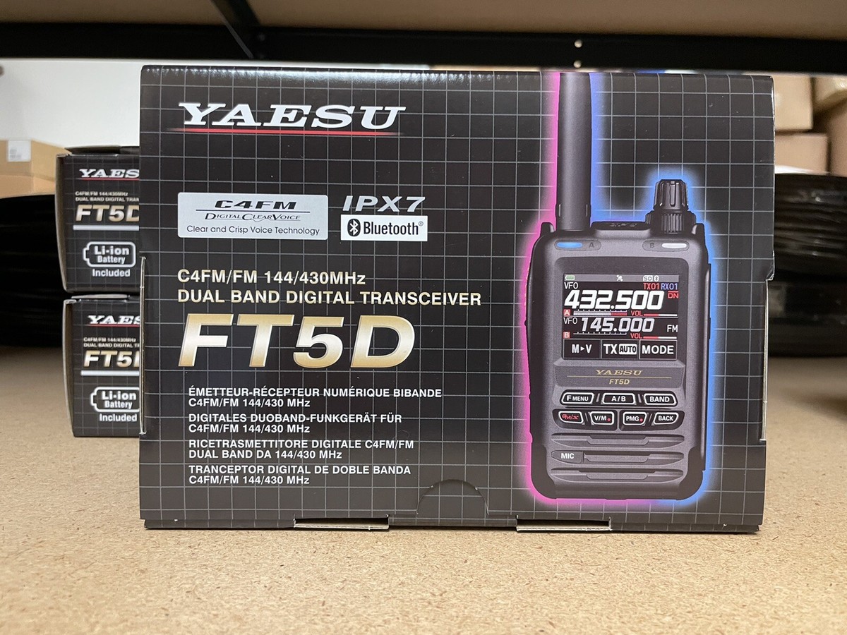 Yaesu FT-5DR C4FM/FM 144/430MHz Dual-Band 5W UHF Digital Yaesu FT-5DR C4FM/FM 144/430MHz Dual-Band 5W UHF Digital