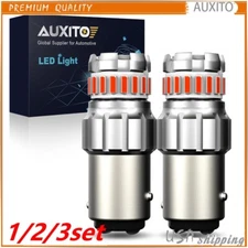 AUXITO 23SMD LED Brake Stop Tail Light 1157 Bulb 7528 2057 Red Bright 1/2set