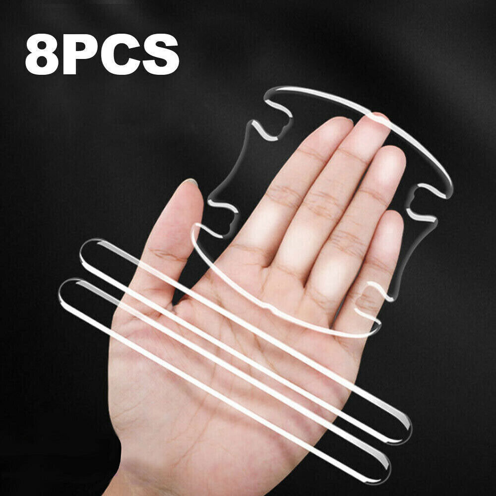 8X Car Door Handle Bowl Sticker Protector Anti Scratch Covers Accessories Trims