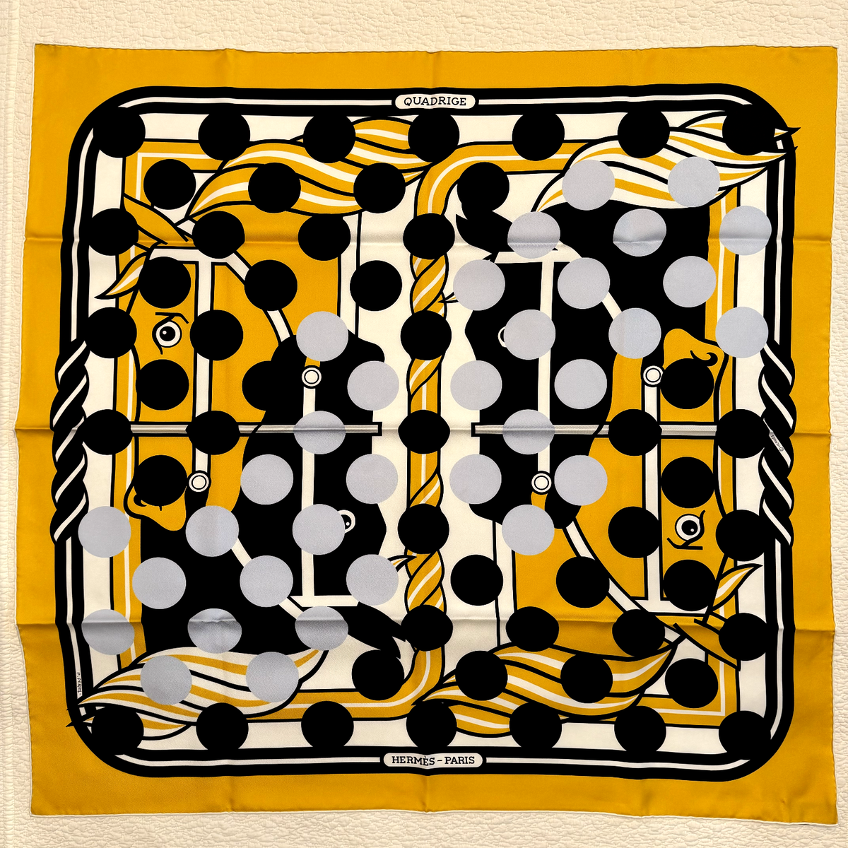 Hermes Silk Scarf 90cm,COMME DES GARCONS X -Quadrige a Hermes Silk Scarf 90cm,COMME DES GARCONS X -Quadrige a